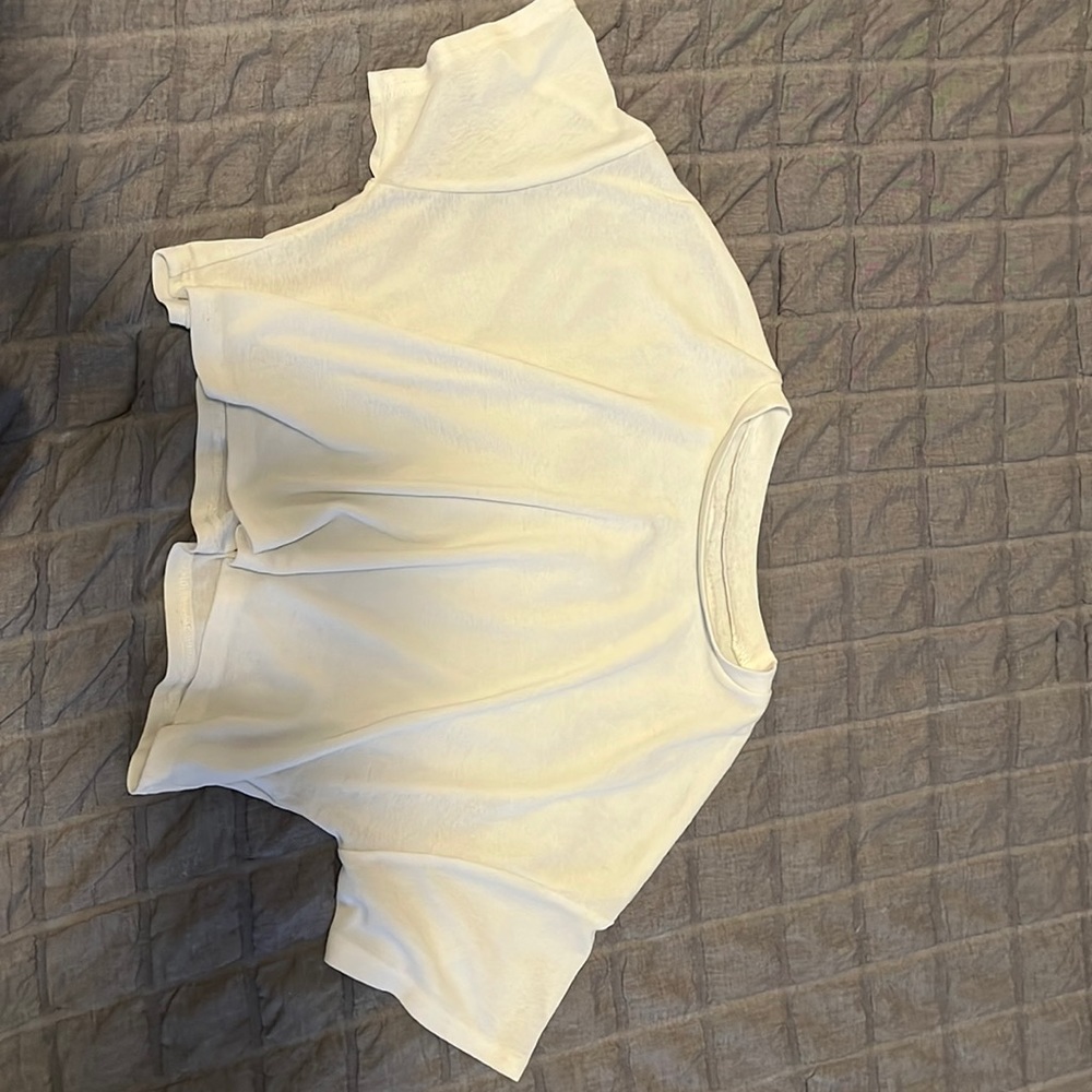 White crop top